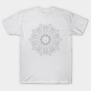 Mandala Wind Instruments (black) T-Shirt